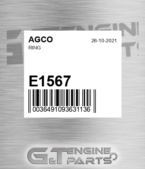 E1567 AGCO Ring