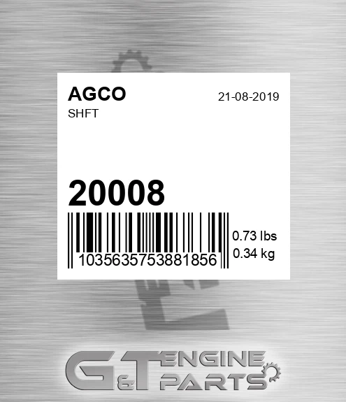 20008 Shft