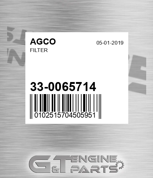 33-0065714 Filter