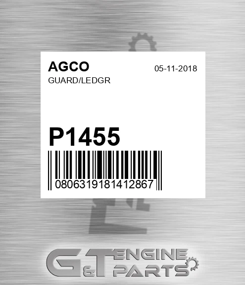 P1455 AGCO Guard/ledgr