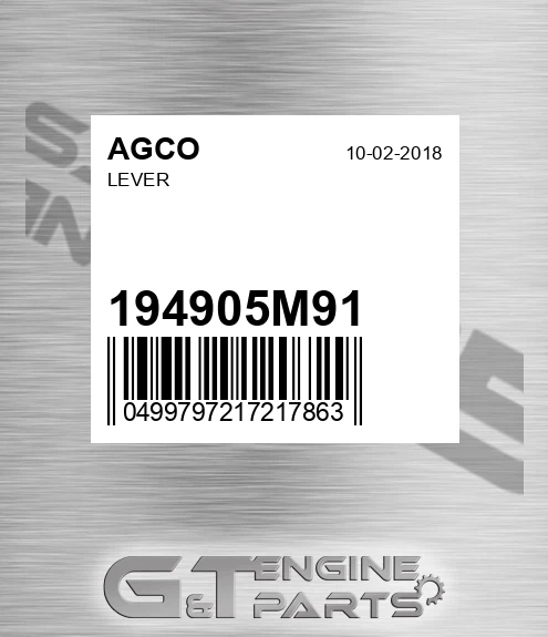 194905M91 Lever for AGCO