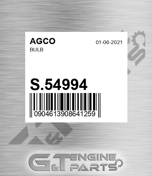 S.54994 Bulb for AGCO