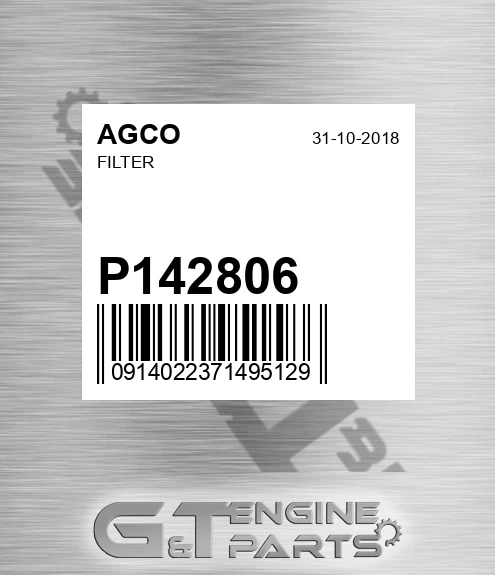 P142806 AGCO Filter