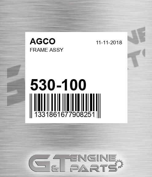 530-100 Frame Assy for AGCO