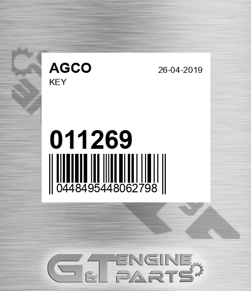 011269 AGCO Key