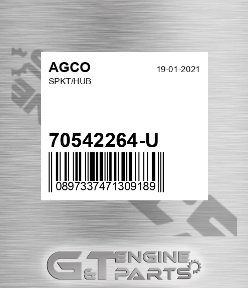 70542264-U Spkt/hub for AGCO