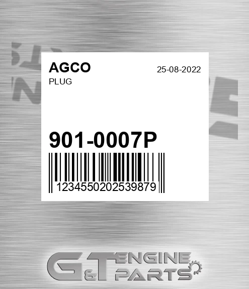 901-0007P Plug for AGCO
