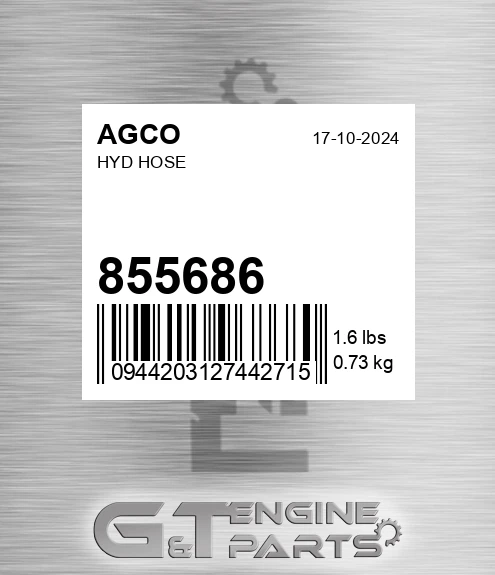 855686 Hyd Hose