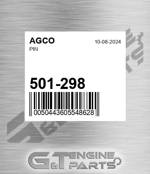 501-298 AGCO Pin