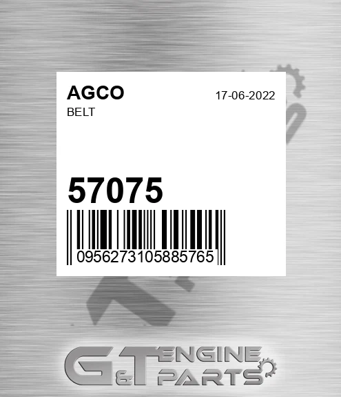 57075 AGCO Belt