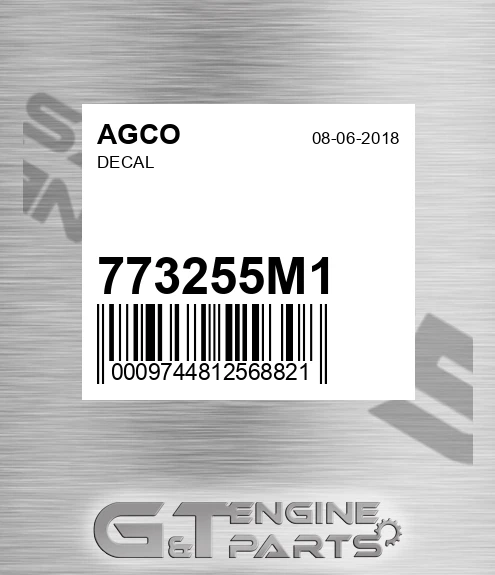 773255M1 Decal