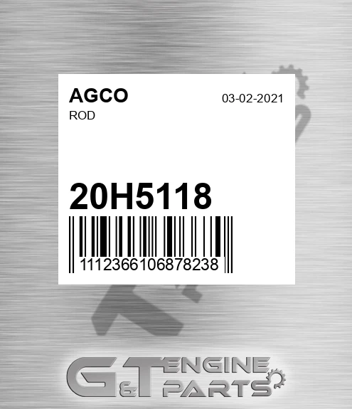 20H5118 Rod for AGCO