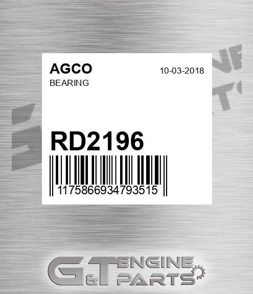 RD2196 Bearing