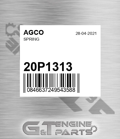 20P1313 AGCO Spring