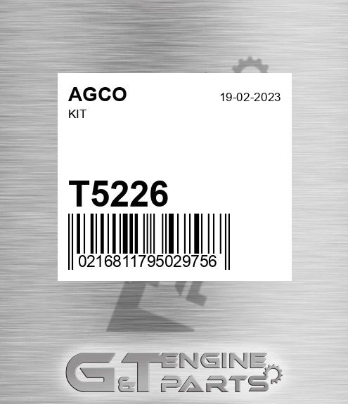 T5226 AGCO Kit