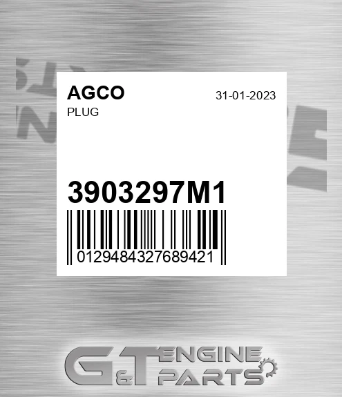 3903297M1 Plug for AGCO