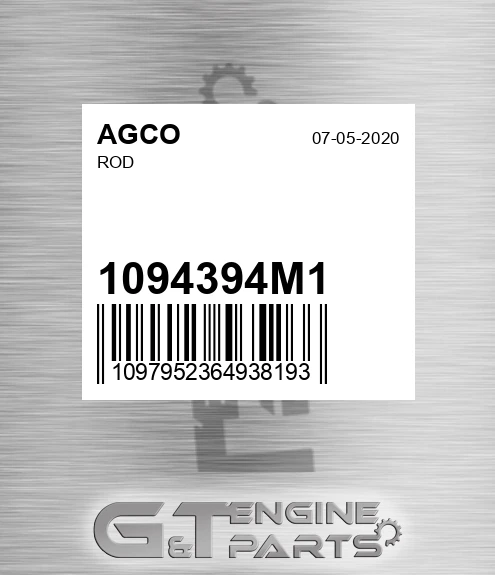 1094394M1 Rod for AGCO