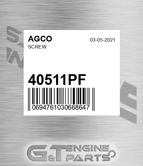 40511PF AGCO Screw