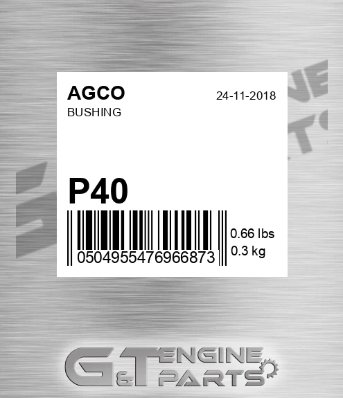 P40 Bushing