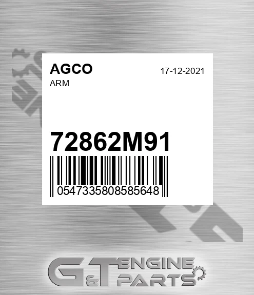 72862M91 Arm for AGCO