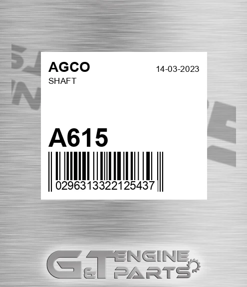A615 Shaft