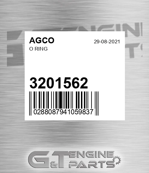 3201562 O Ring for AGCO