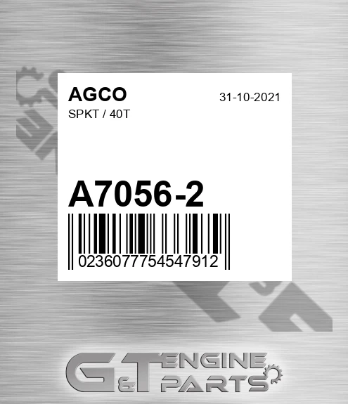 A7056-2 Spkt / 40t for AGCO