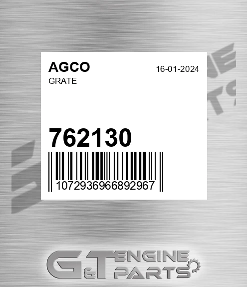 762130 AGCO Grate