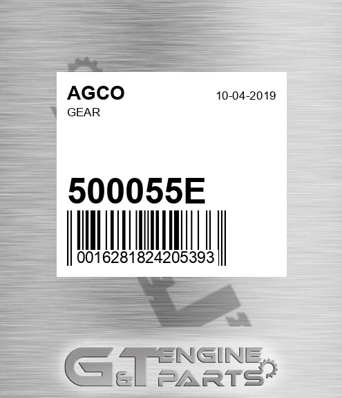 500055E Gear