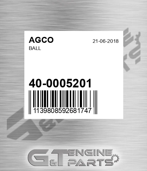 40-0005201 Ball for AGCO