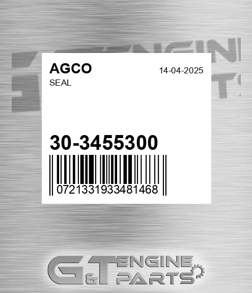 30-3455300 Seal for AGCO