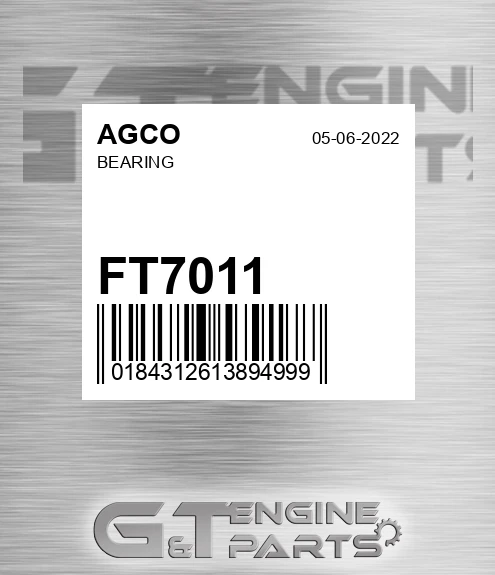 FT7011 Bearing