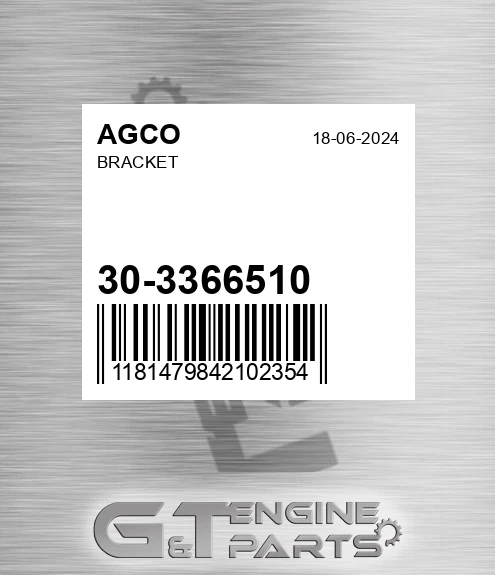 30-3366510 Bracket for AGCO