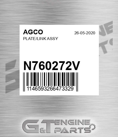 N760272V Plate/link Assy for AGCO