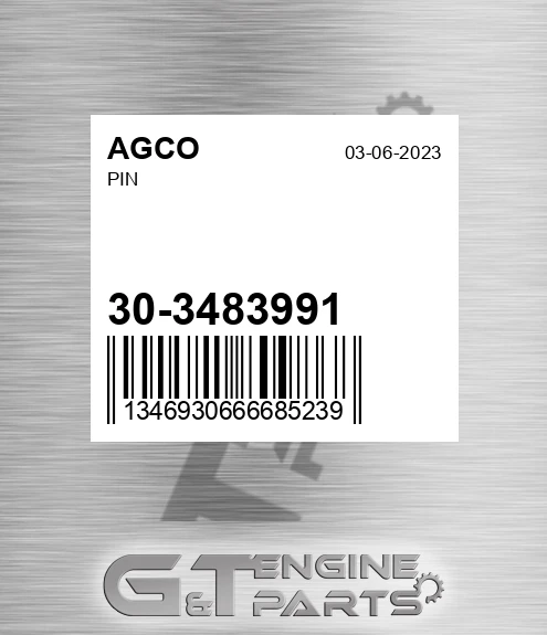 30-3483991 Pin for AGCO