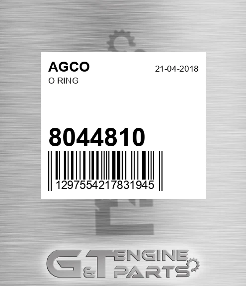 8044810 AGCO O Ring