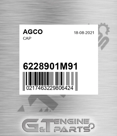 6228901M91 Cap for AGCO