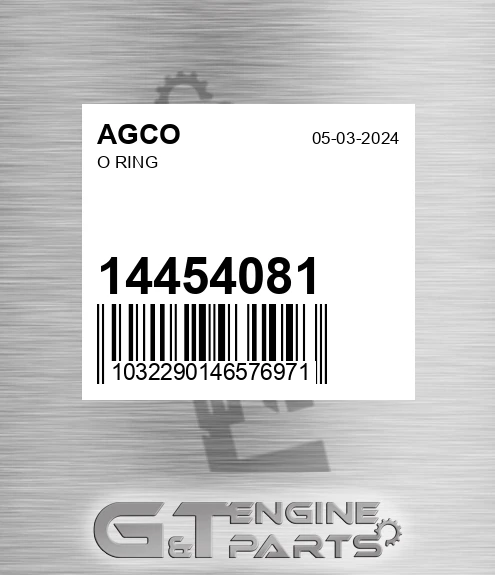 14454081 O Ring