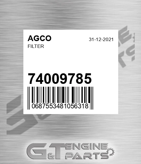 74009785 AGCO Filter