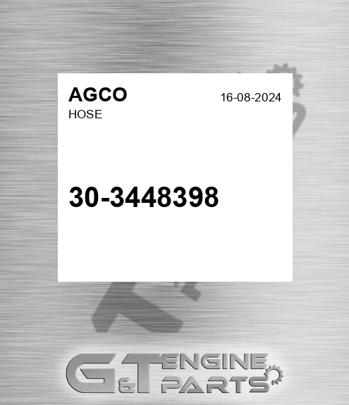 30-3448398 Hose