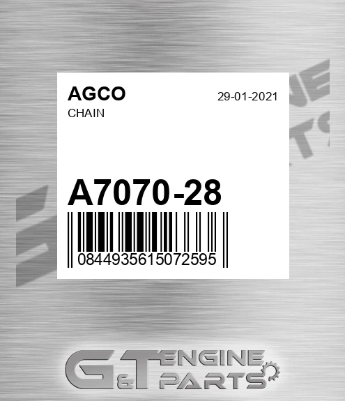 A7070-28 Chain for AGCO