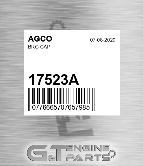 17523A AGCO Brg Cap