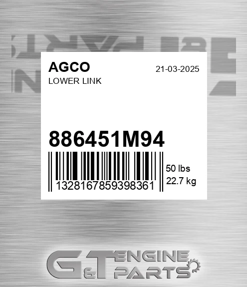 886451M94 Lower Link for AGCO