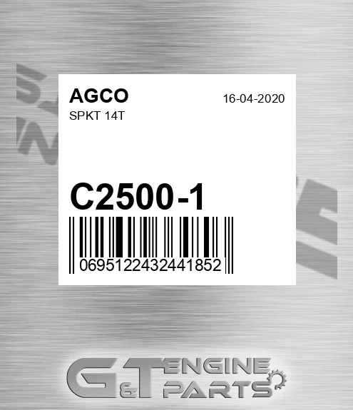 C2500-1 Spkt 14t