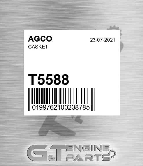 T5588 Gasket for AGCO