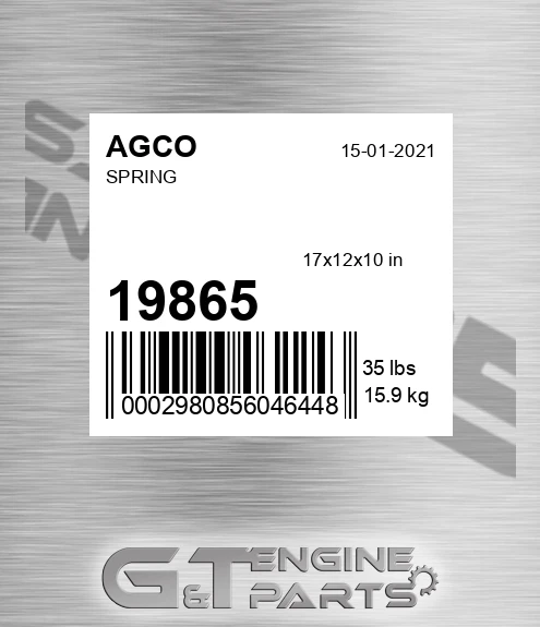 19865 Spring for AGCO