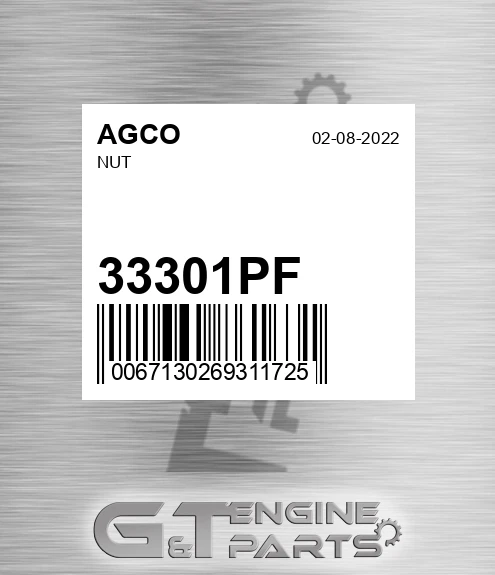 33301PF Nut