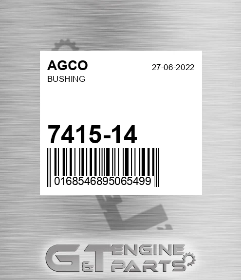 7415-14 Bushing for AGCO