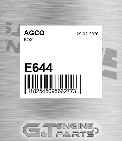 E644 Box