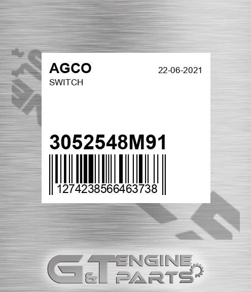 3052548M91 Switch for AGCO
